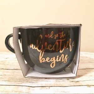 Graduation Coffee/Soup Mug - Black and Gold